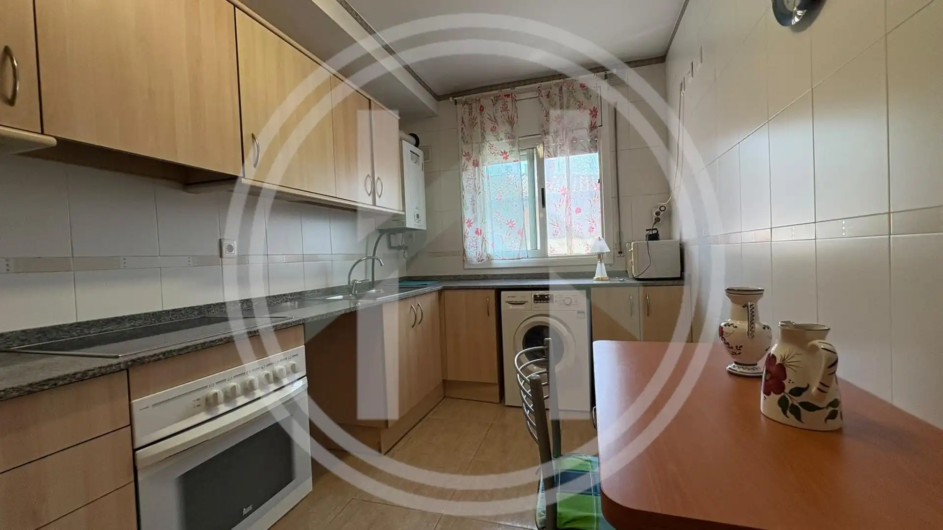Küche von Wohnung zum Verkauf in Sant Celoni mit Heizung und Balkon