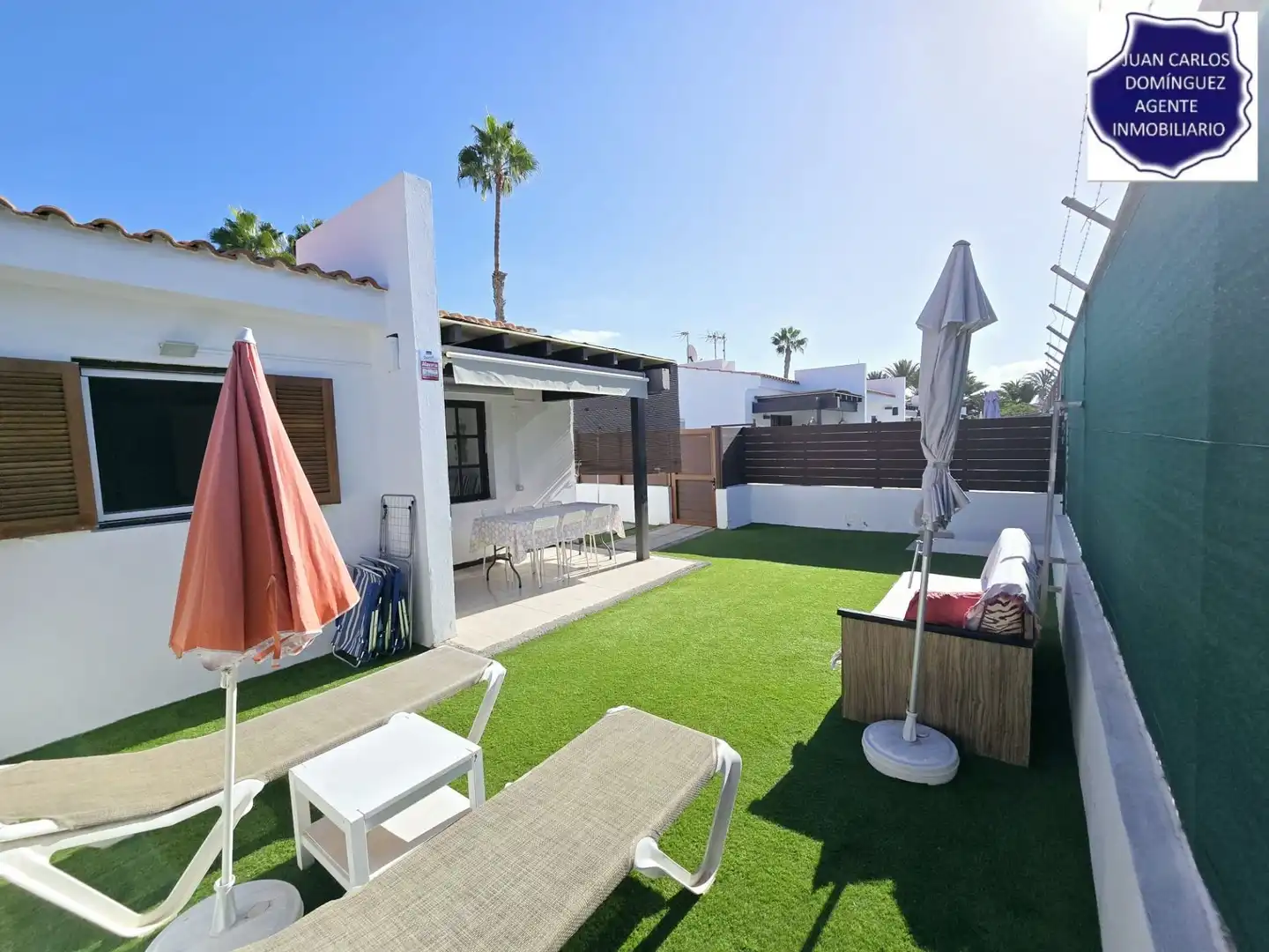Terrasse von Haus oder Chalet zur Miete in San Bartolomé de Tirajana mit Privatgarten, Terrasse und Möbliert