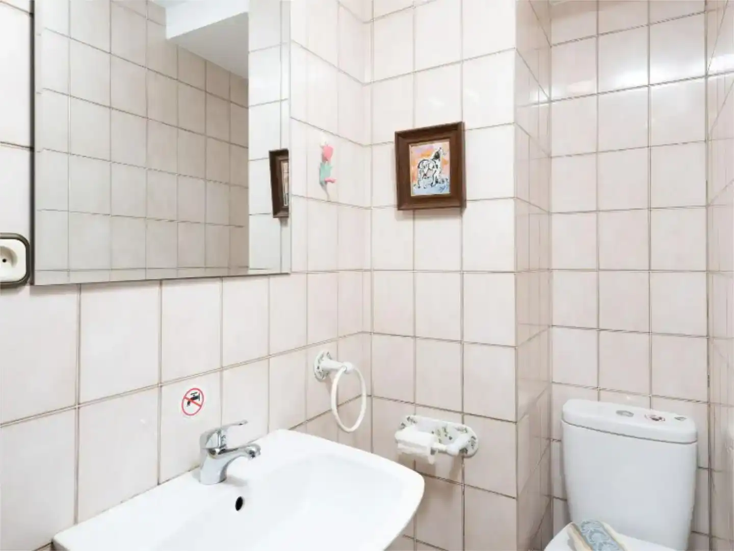 Baño de Piso de alquiler en Gijón  con Parquet y Amueblado