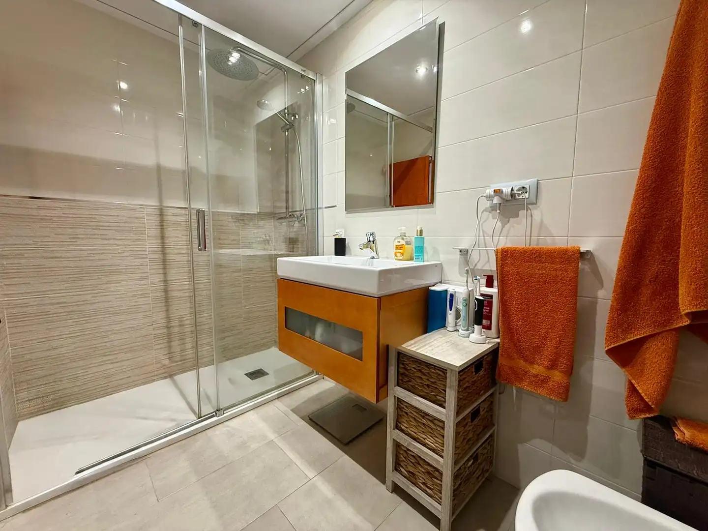Baño de Apartamento en venta en Dénia con Aire acondicionado, Calefacción y Terraza