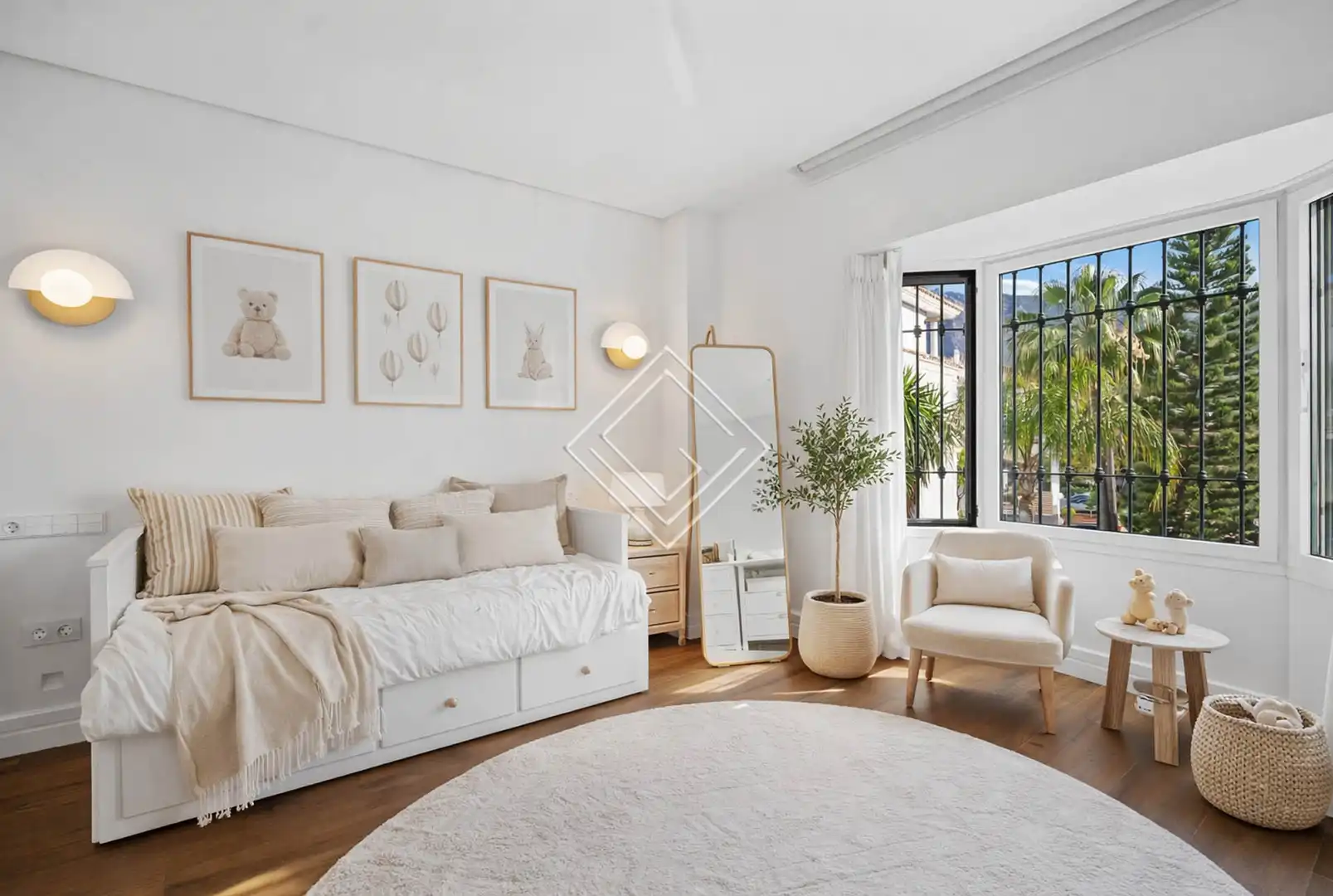 Schlafzimmer von Wohnung zum Verkauf in Marbella mit Klimaanlage, Heizung und Terrasse