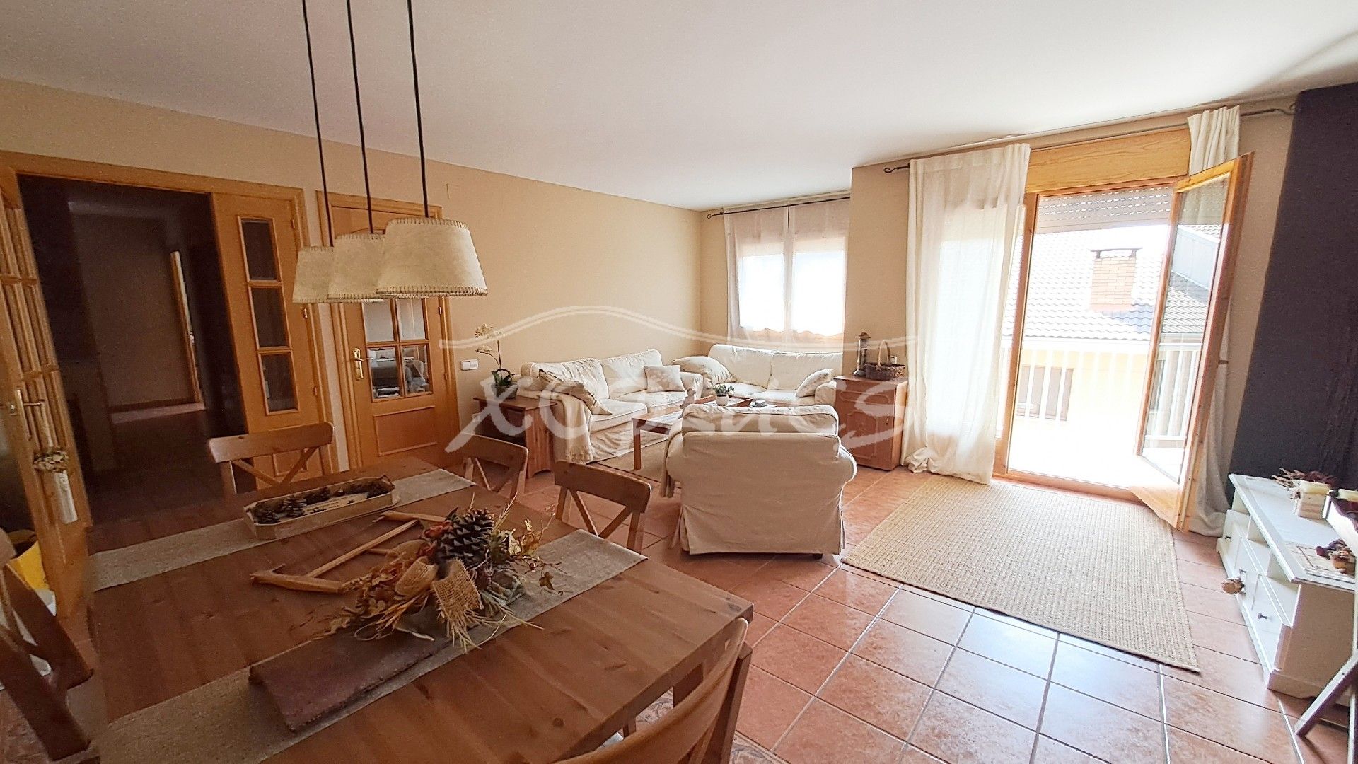 Sala de estar de Piso en venta en Avià con Calefacción y Terraza
