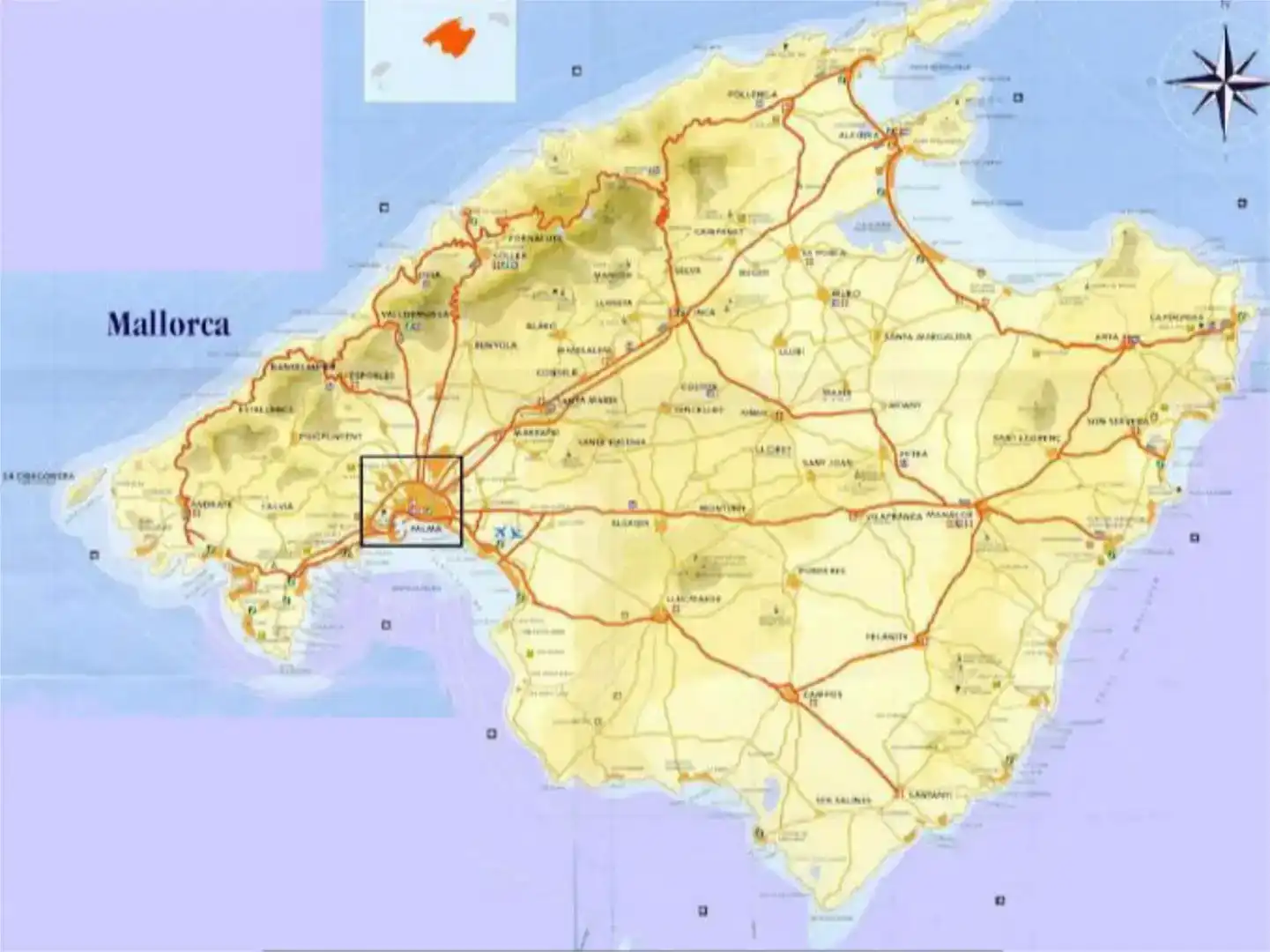 Vista exterior de Finca rústica en venta en  Palma de Mallorca con Aire acondicionado, Jardín privado y Trastero