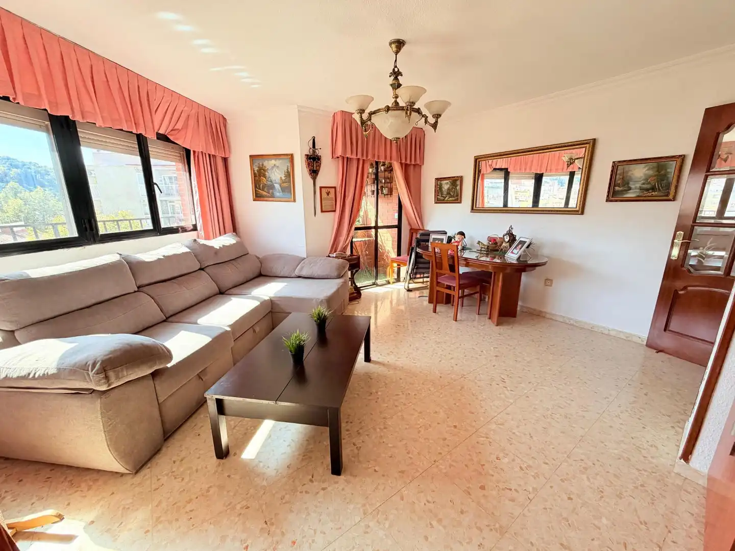 Wohnzimmer von Wohnung zum Verkauf in Málaga mit Klimaanlage