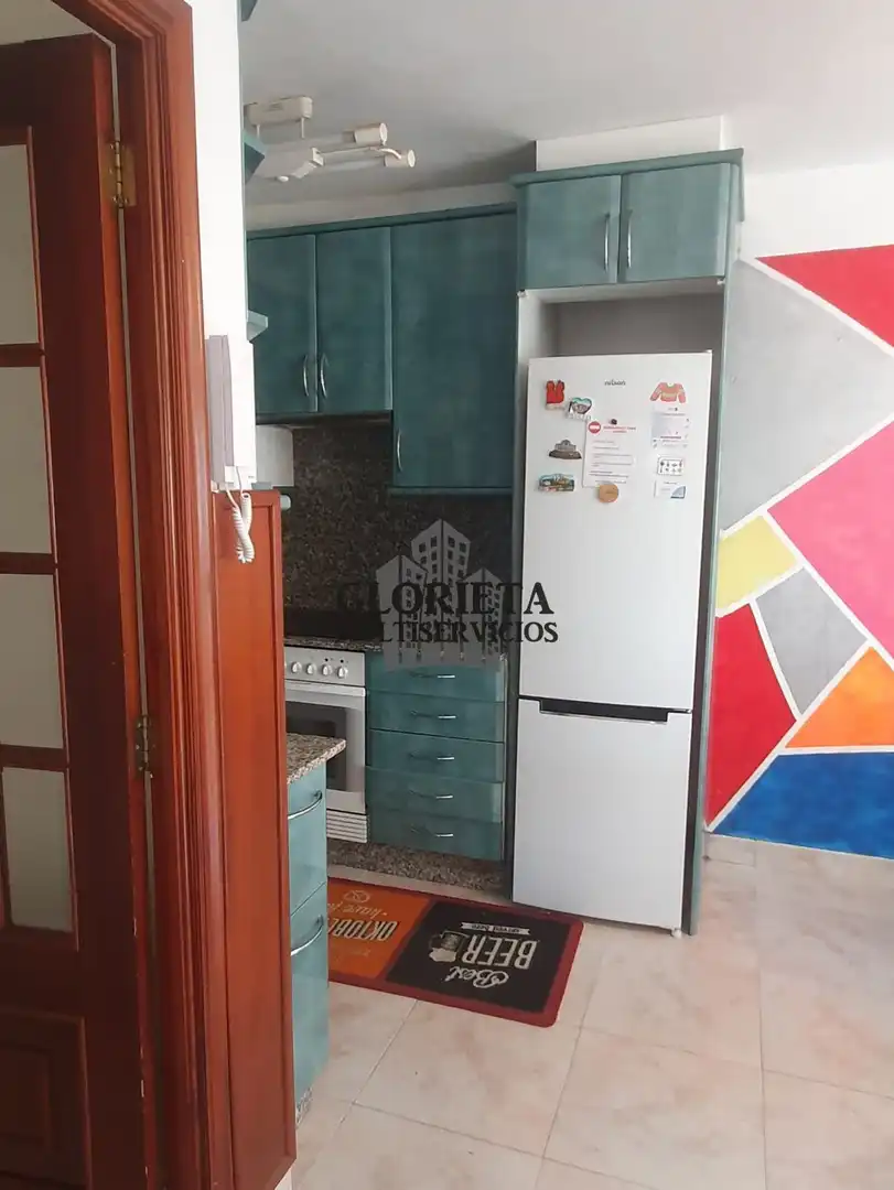 Kitchen of Flat for sale in Vigo   with Heating, Parquet flooring and Storage room