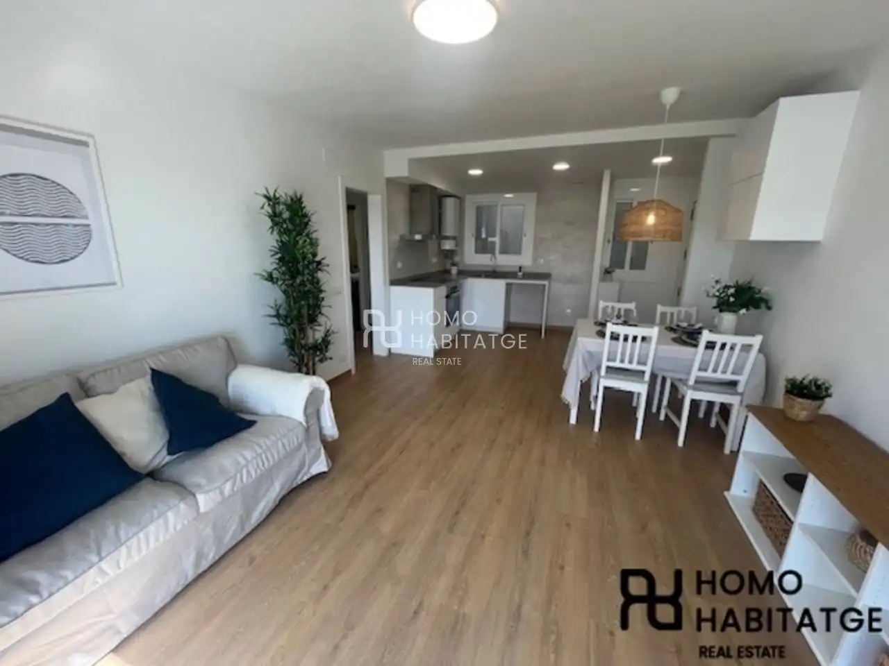 Wohnzimmer von Wohnung zum Verkauf in Rubí mit Parkett, Terrasse und Balkon