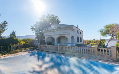 Vista exterior de Casa o xalet en venda en  Murcia Capital amb Jardí privat, Terrassa i Piscina