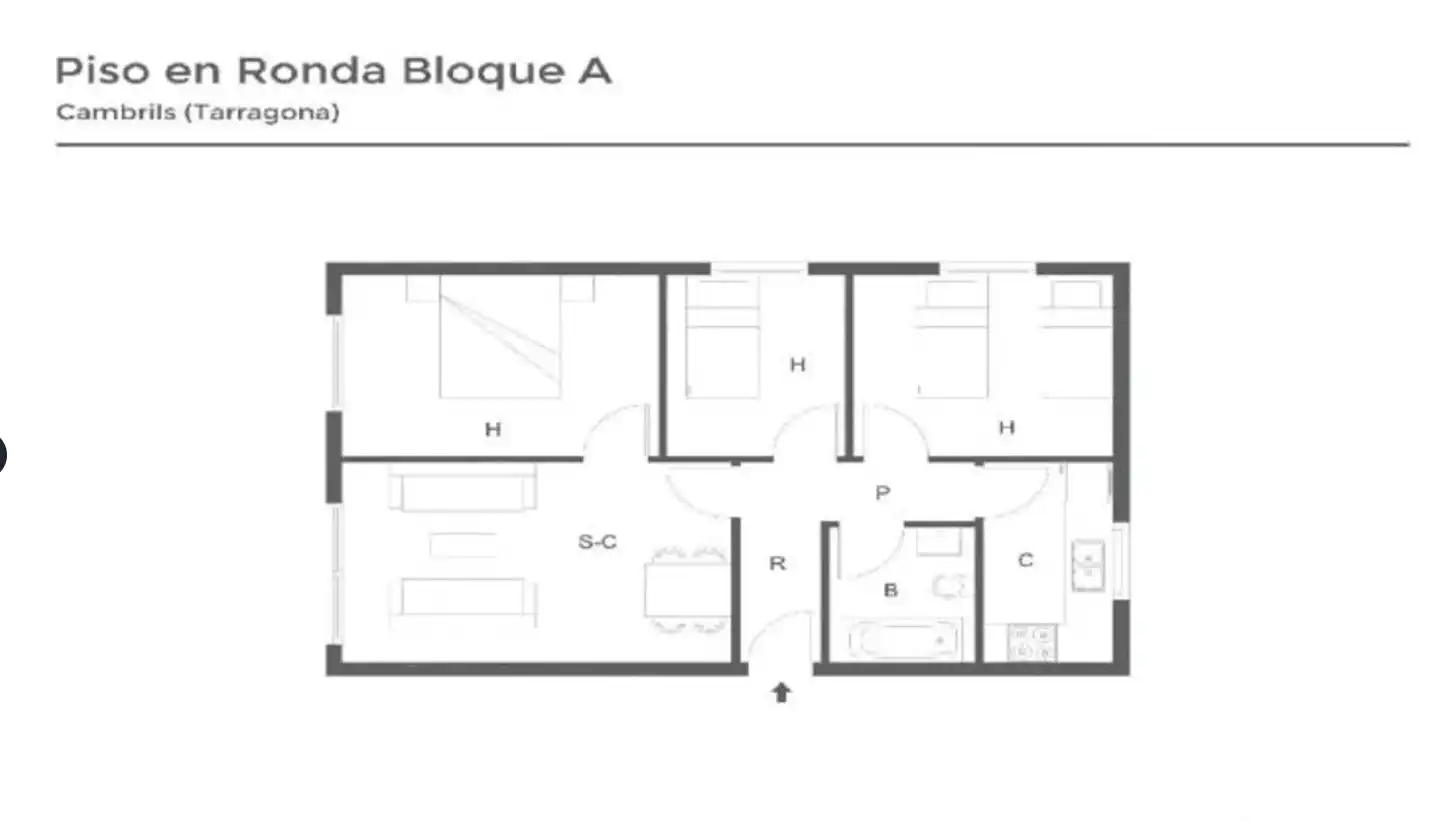 Flat for sale in Cambrils