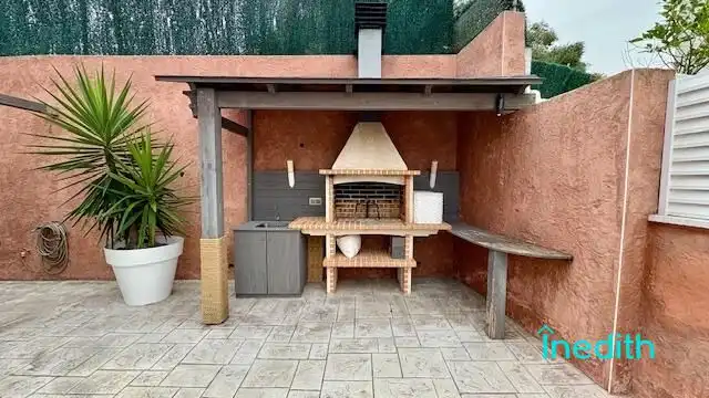 Terrassa de Casa o xalet en venda en Cunit amb Aire condicionat, Calefacció i Jardí privat