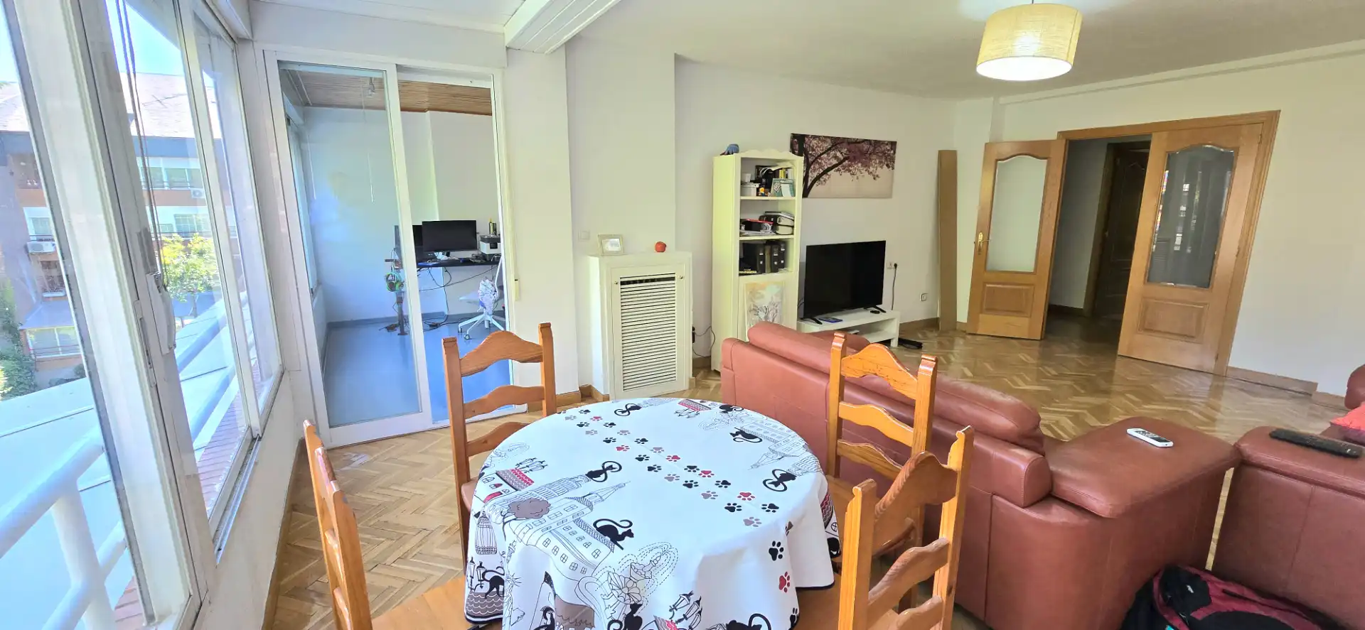 Sala de estar de Piso en venta en Las Rozas de Madrid con Aire acondicionado, Calefacción y Jardín privado