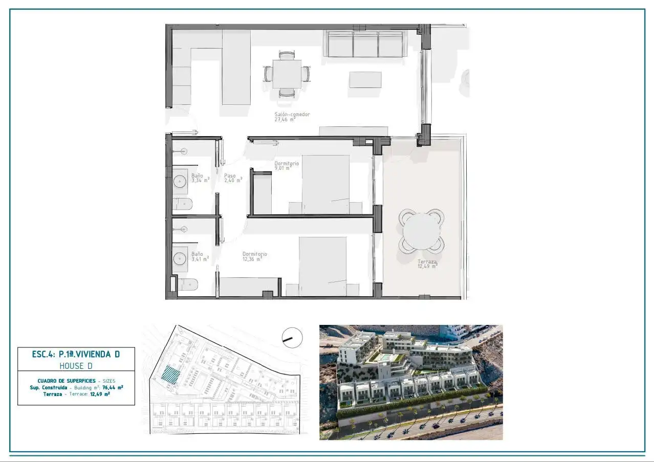 Apartament amb terrassa en venda a El Hornillo, imagen 21