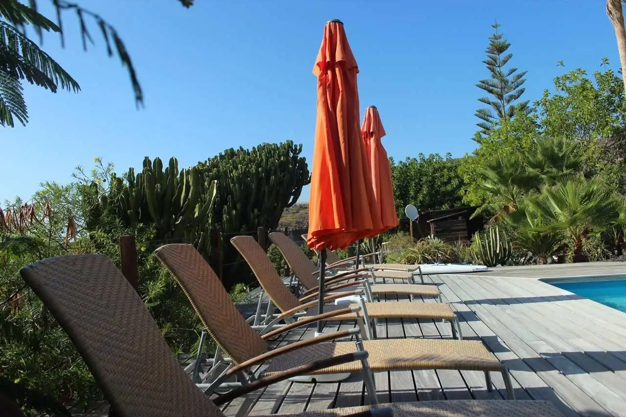 Terrassa de Casa o xalet en venda en Guía de Isora amb Aire condicionat, Jardí privat i Terrassa