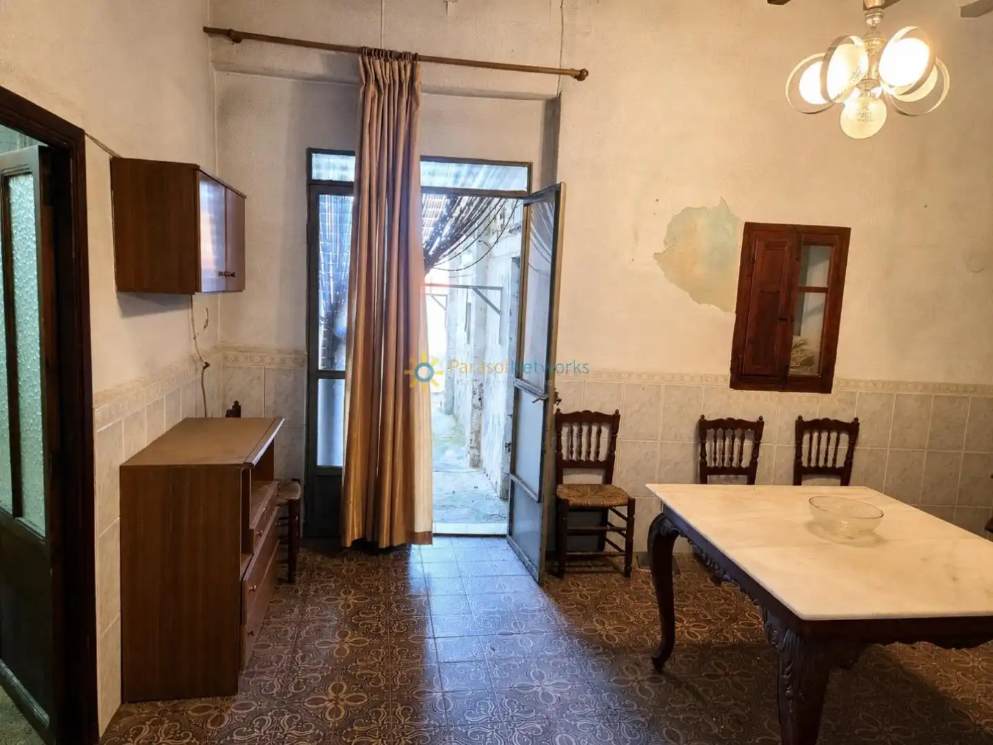 Cocina de Casa adosada en venta en Llutxent con Terraza y Trastero