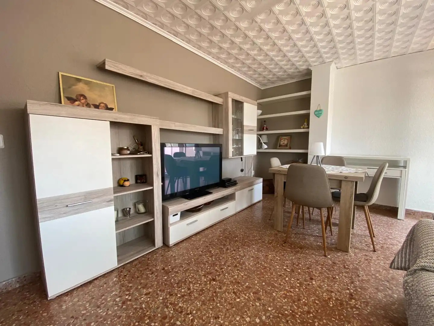 Sala de estar de Apartamento en venta en Xeraco con Terraza, Amueblado y Balcón
