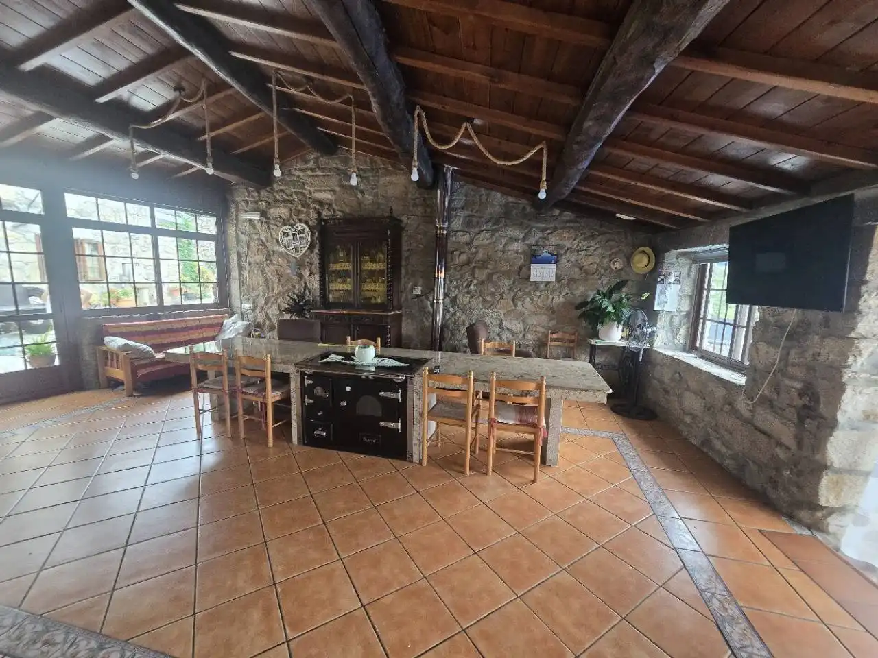 Haus oder Chalet zum Verkauf in O Saviñao  mit Heizung, Privatgarten und Terrasse
