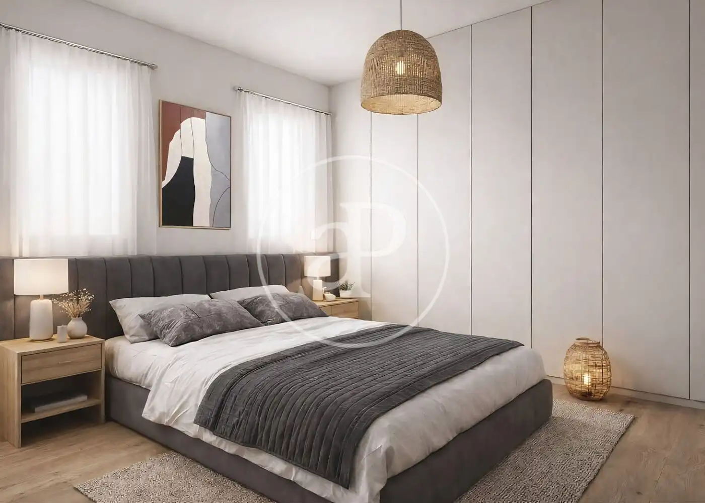 Bedroom of Flat for sale in Madrid  with Air Conditioner, Heating and Terrace