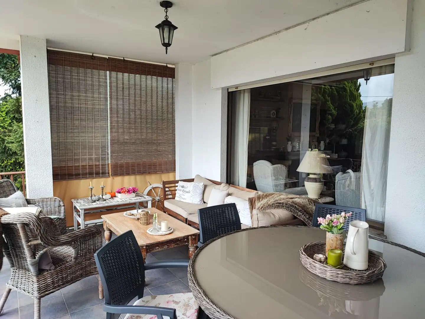 Terrassa de Casa o xalet en venda en Nigrán amb Jardí privat, Terrassa i Moblat