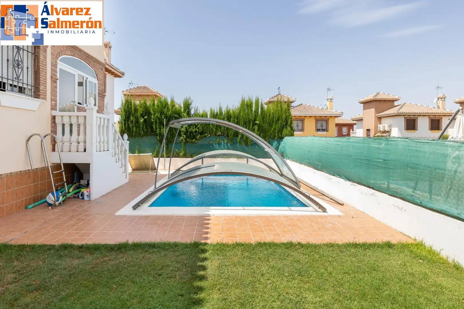 Jardín de Casa o chalet en venta en Huétor Vega con Aire acondicionado, Calefacción y Jardín privado