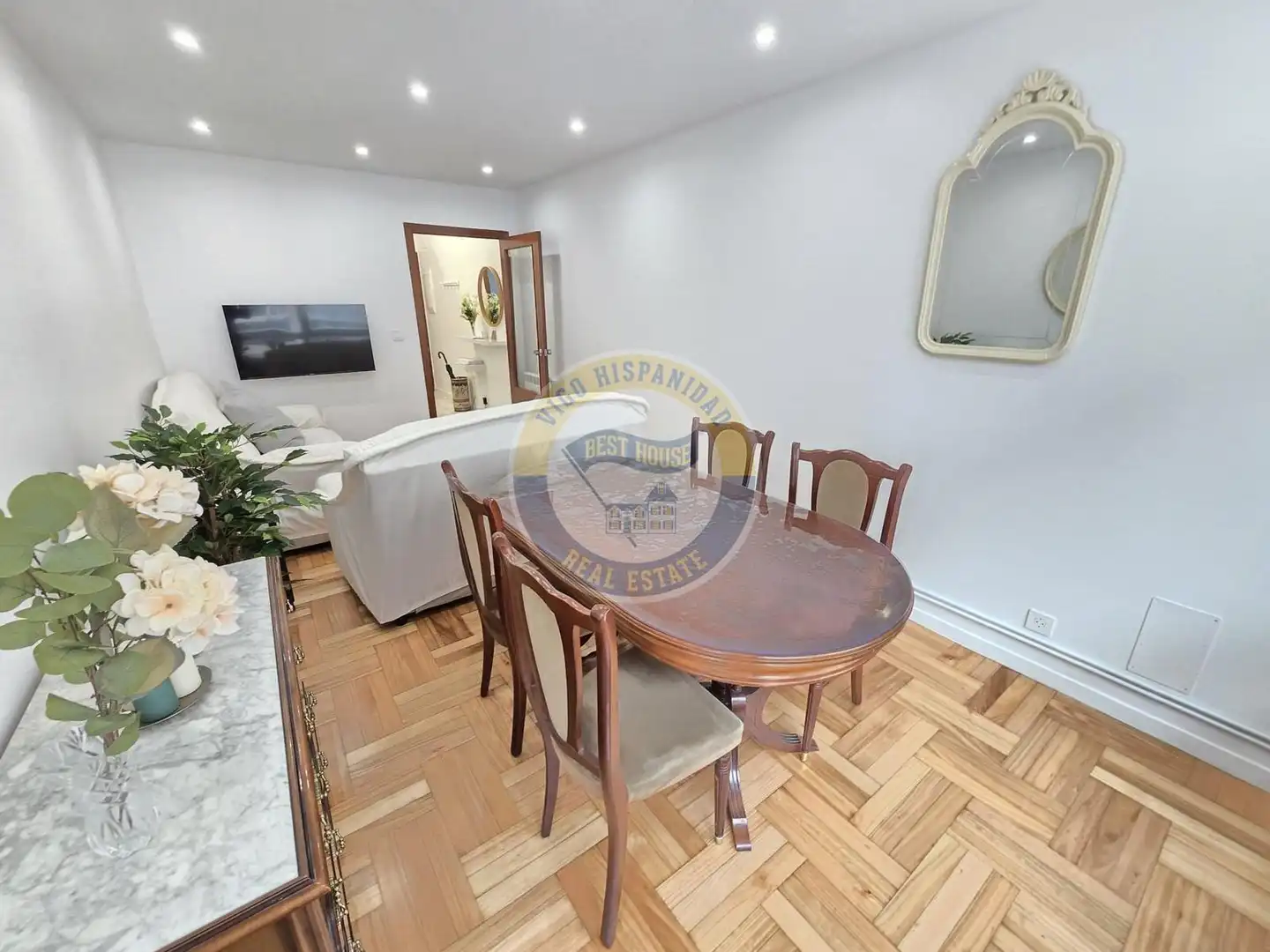 Dining room of Flat for rent in Vigo   with Heating and Furnished