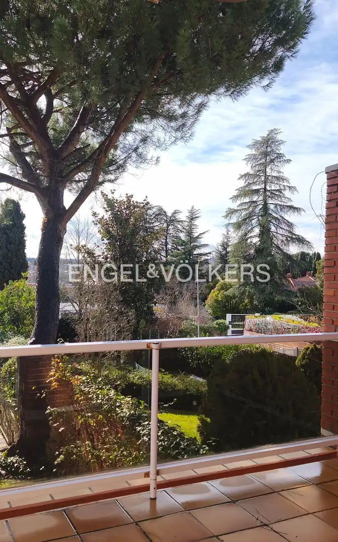 Vista exterior de Casa o chalet en venta en Madrid con Aire acondicionado, Calefacción y Jardín privado