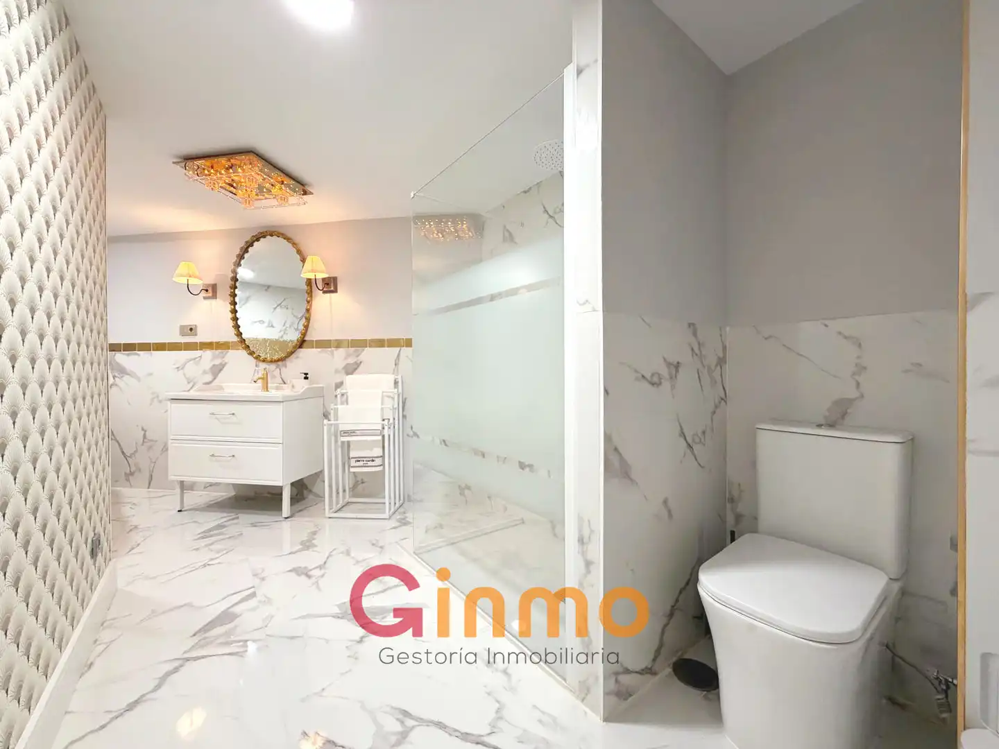 Badezimmer von Wohnung zur Miete in Madrid mit Klimaanlage, Heizung und Möbliert