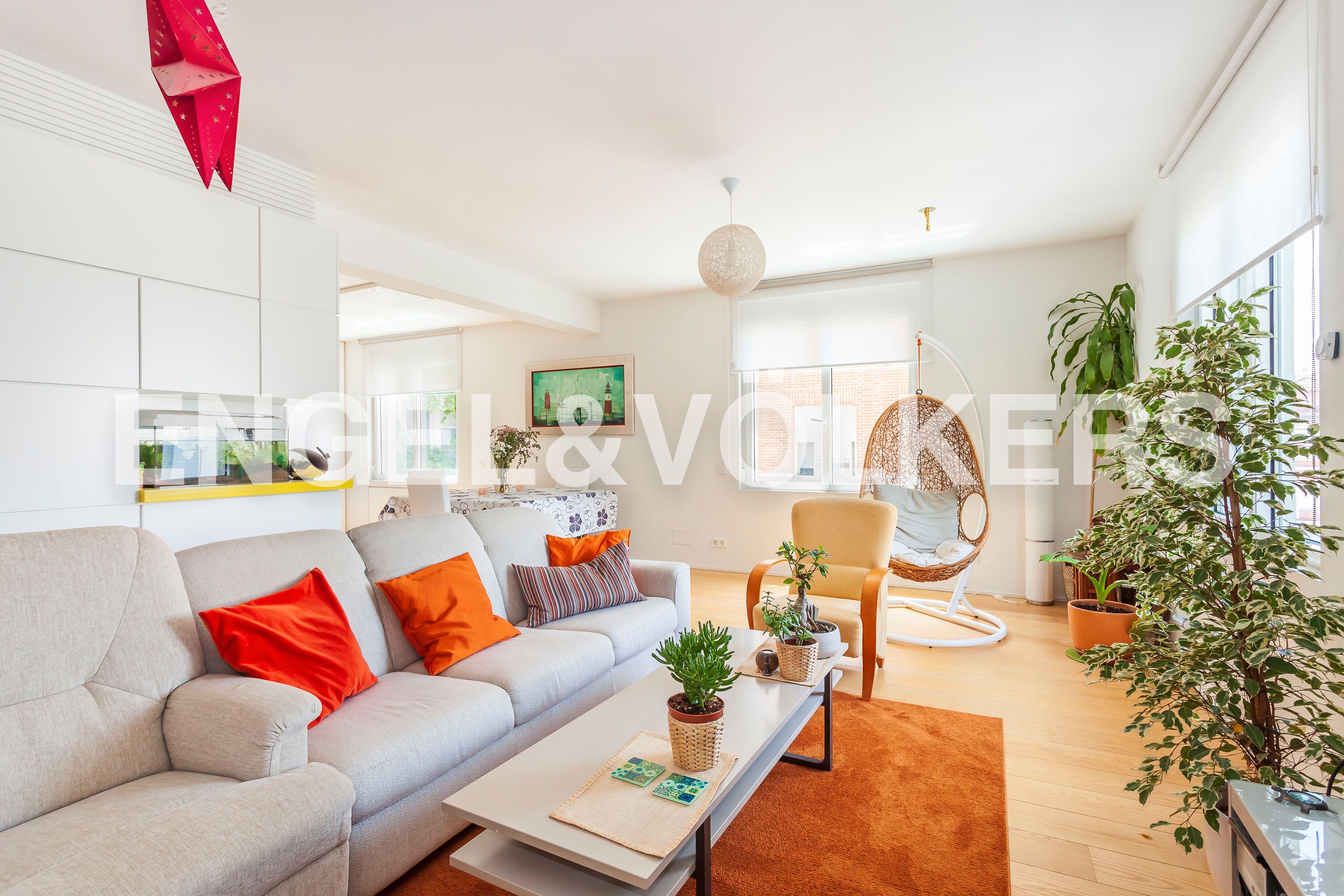 Living room of Apartment to rent in  Madrid Capital  with Heating and Storage room