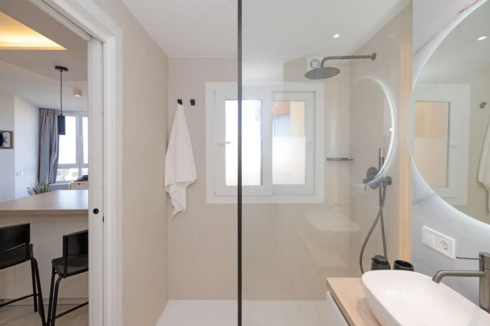 Badezimmer von Wohnung zum Verkauf in Mijas mit Privatgarten und Gemeinschaftspool