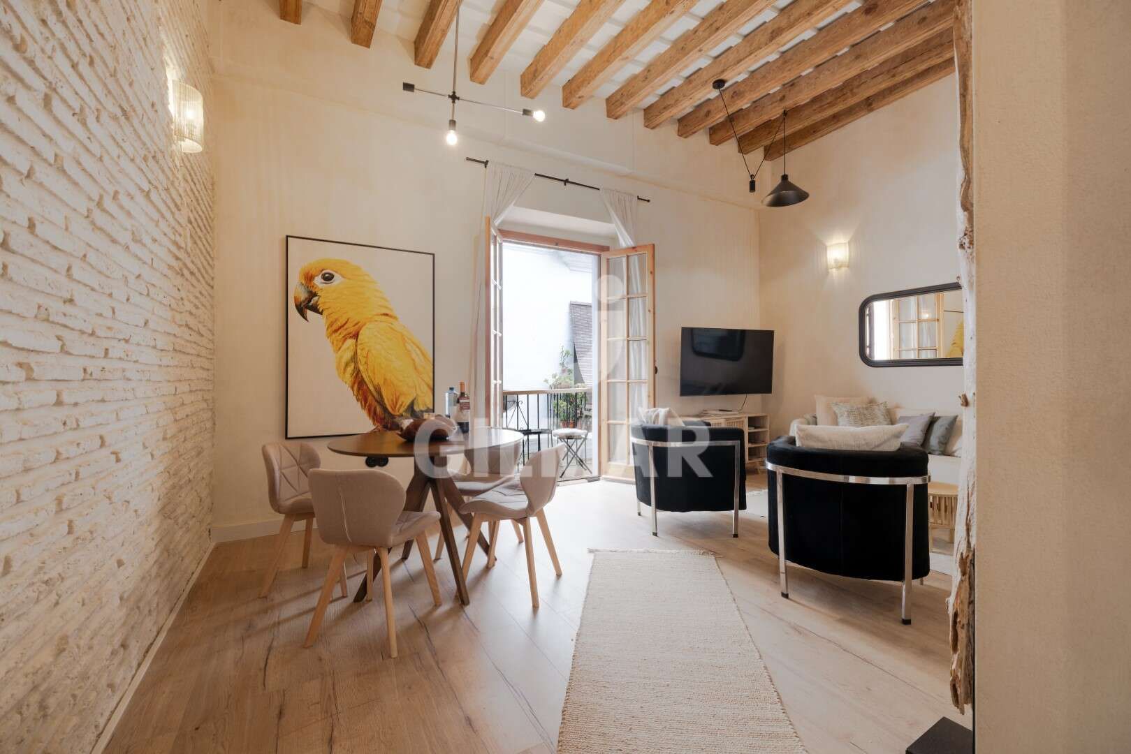 Sala d'estar de Pis en venda en  Cádiz Capital amb Balcó