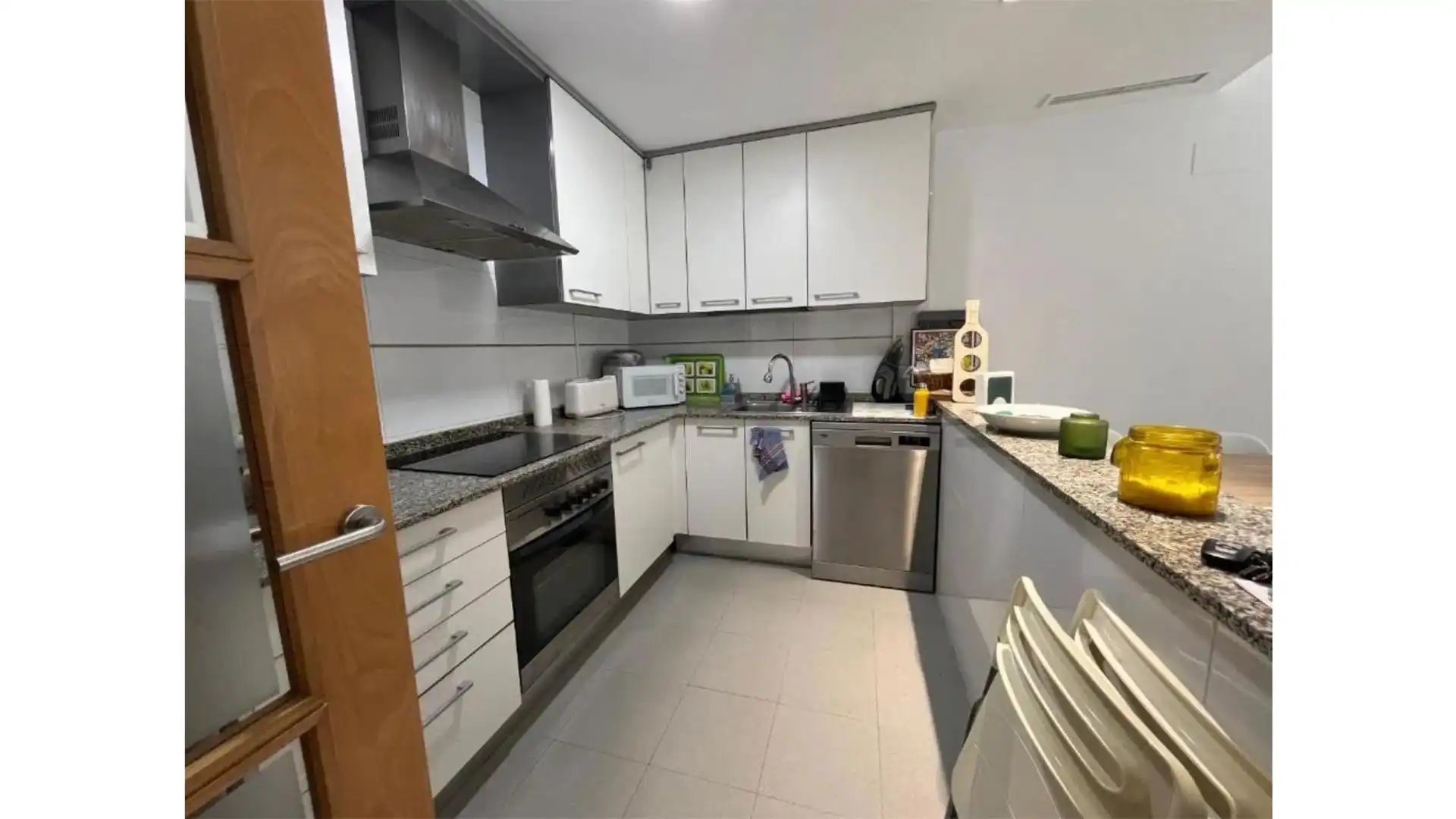 Küche von Maisonette zur Miete in Oliva mit Klimaanlage, Heizung und Terrasse
