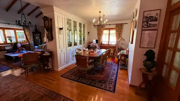 Dining room of Houses for sale in Benidorm  with Swimming Pool, Furnished and Oven