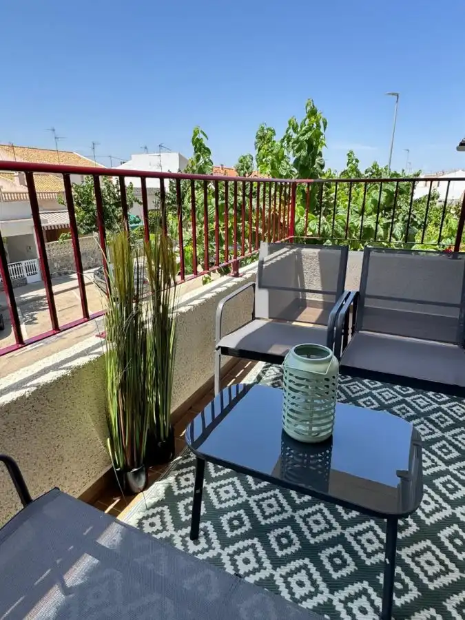 Terrassa de Apartament en venda en Pilar de la Horadada amb Aire condicionat, Calefacció i Moblat