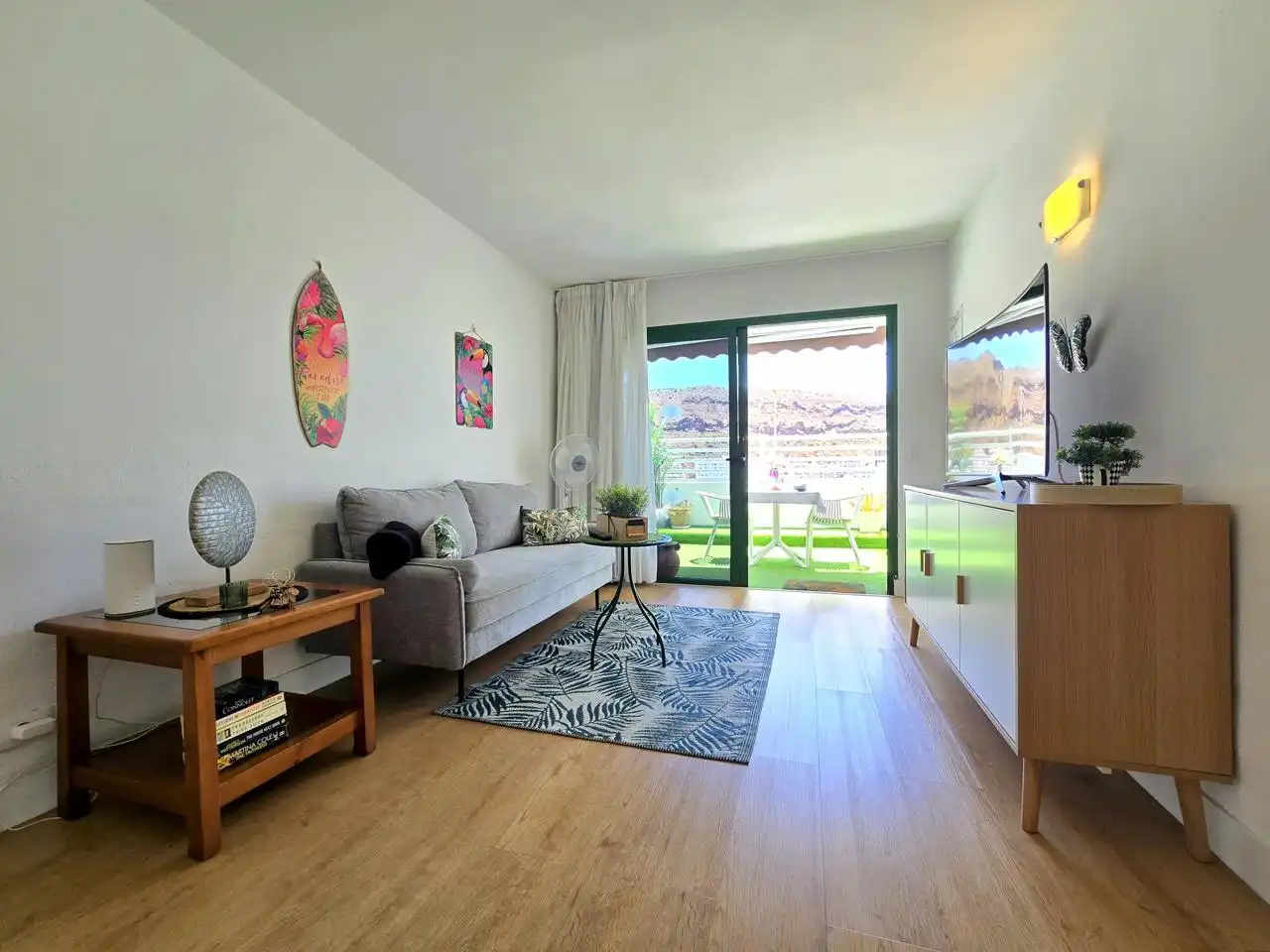 Living room of Apartments for rent in Mogán  with Terrace, Furnished and Balcony