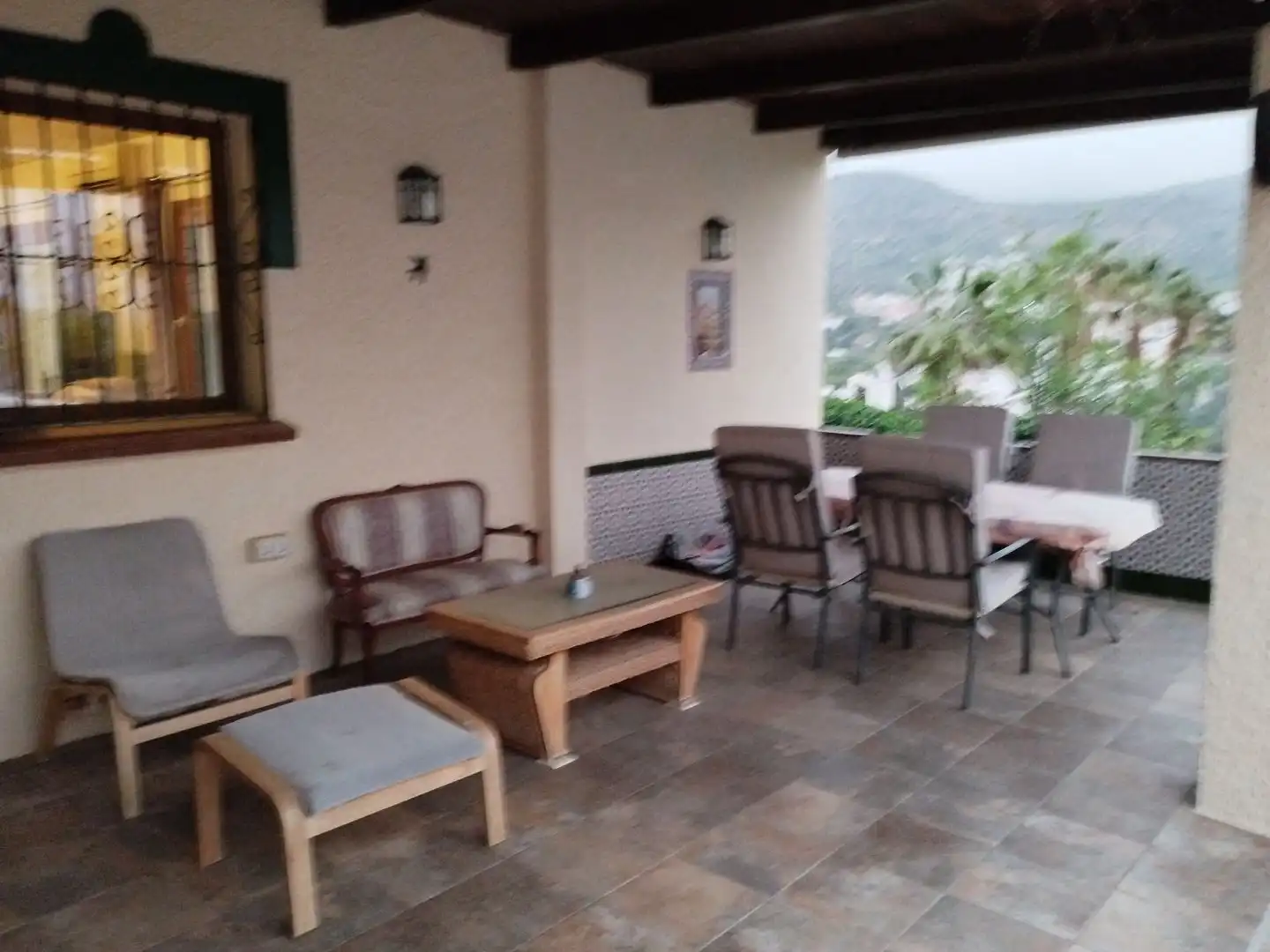Terrassa de Casa o xalet de lloguer en Viñuela amb Aire condicionat, Calefacció i Jardí privat