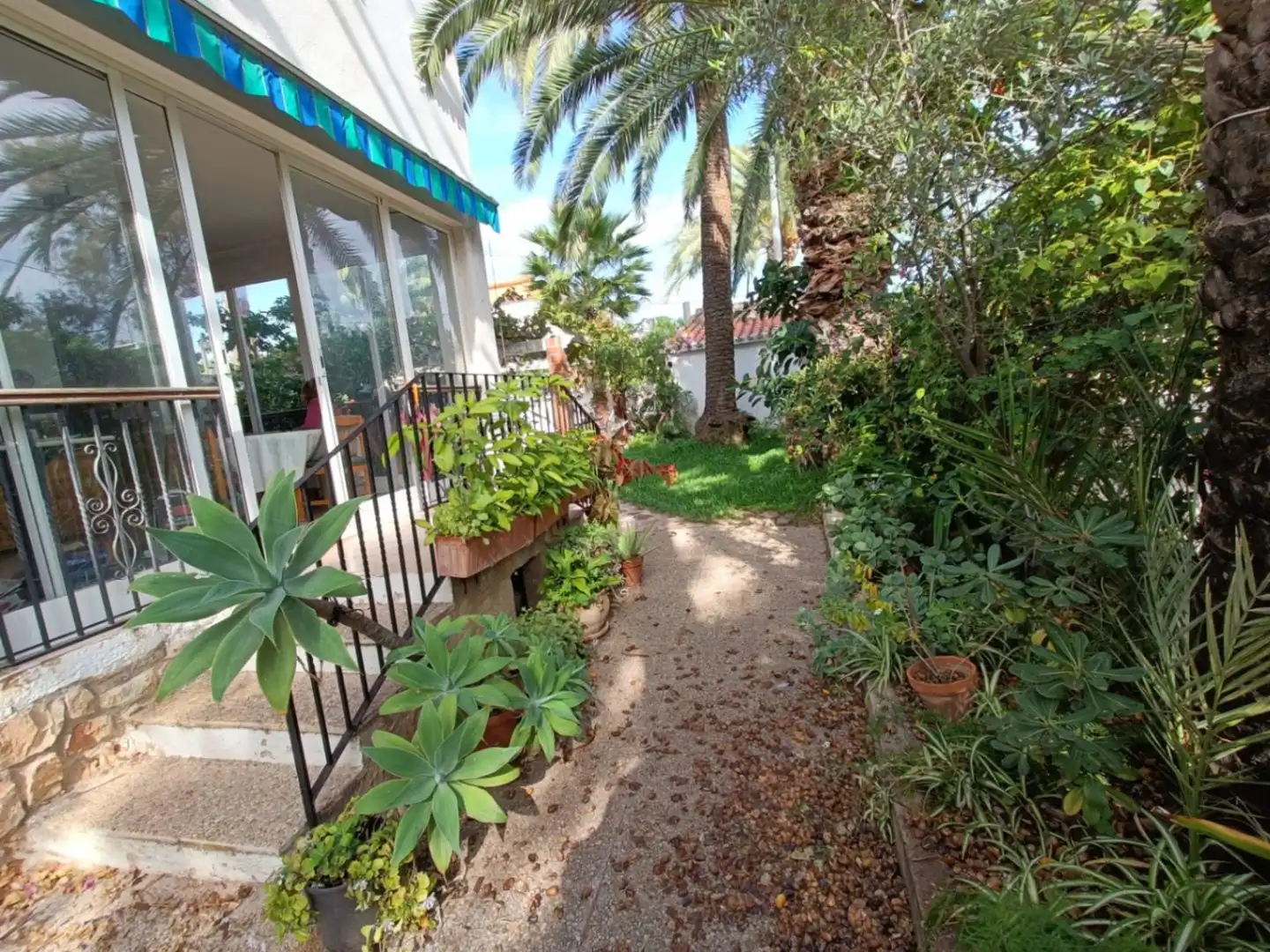 Jardí de Casa o xalet en venda en Dénia amb Calefacció, Jardí privat i Terrassa