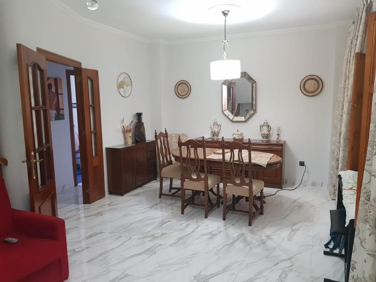 Dining room of Planta baja to rent in  Sevilla Capital  with Furnished