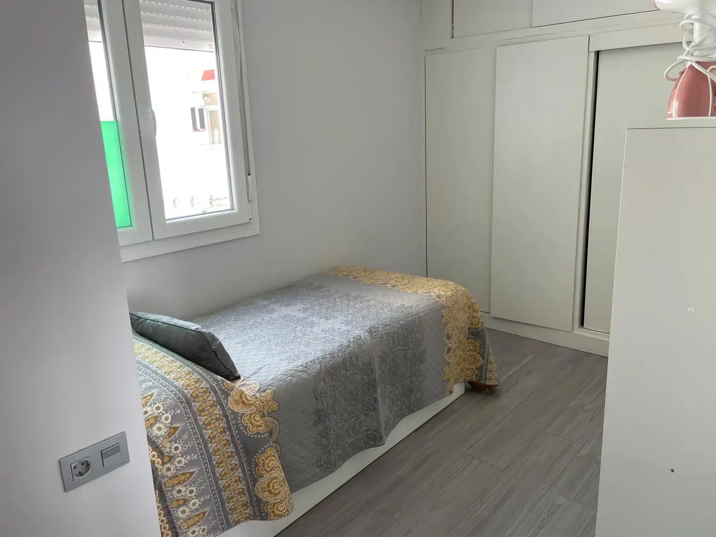 Bedroom of Flat for rent in Málaga  with Air Conditioner, Furnished and Washing machine