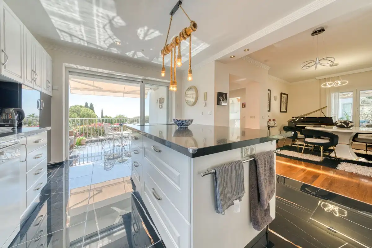 Cocina de Casa o chalet en venta en Mijas con Aire acondicionado, Jardín privado y Terraza