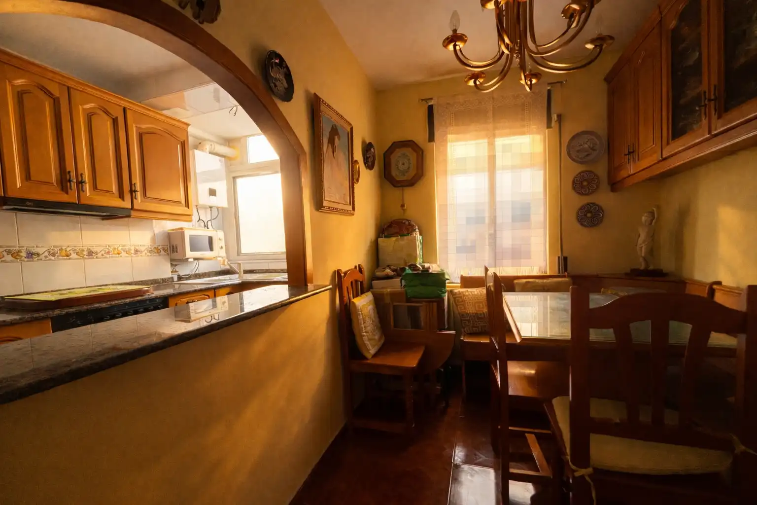Kitchen of Flat for sale in Sant Joan Despí  with Air Conditioner, Heating and Furnished