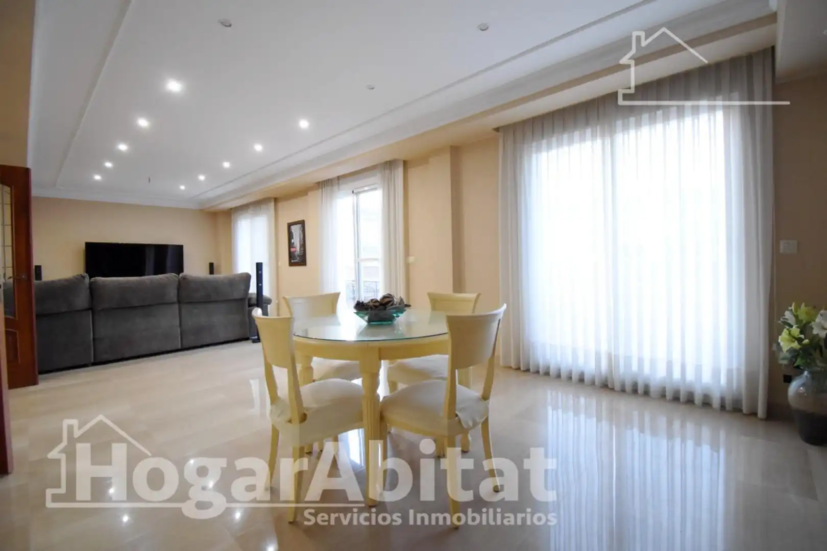Living room of Houses for sale in Almoines  with Air Conditioner, Heating and Terrace