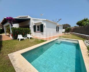 Piscina de Casa o xalet en venda en Sant Lluís amb Aire condicionat, Jardí privat i Terrassa