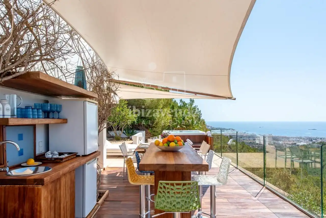 Terraza de Casa o chalet de alquiler en Eivissa con Aire acondicionado, Calefacción y Piscina