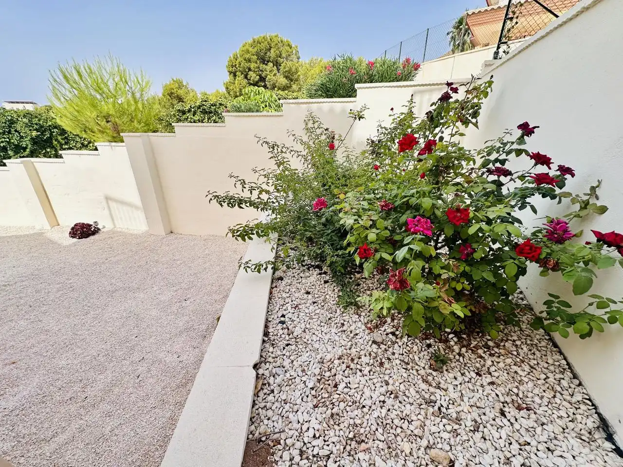 Jardí de Planta baixa de lloguer en Finestrat amb Aire condicionat, Terrassa i Moblat