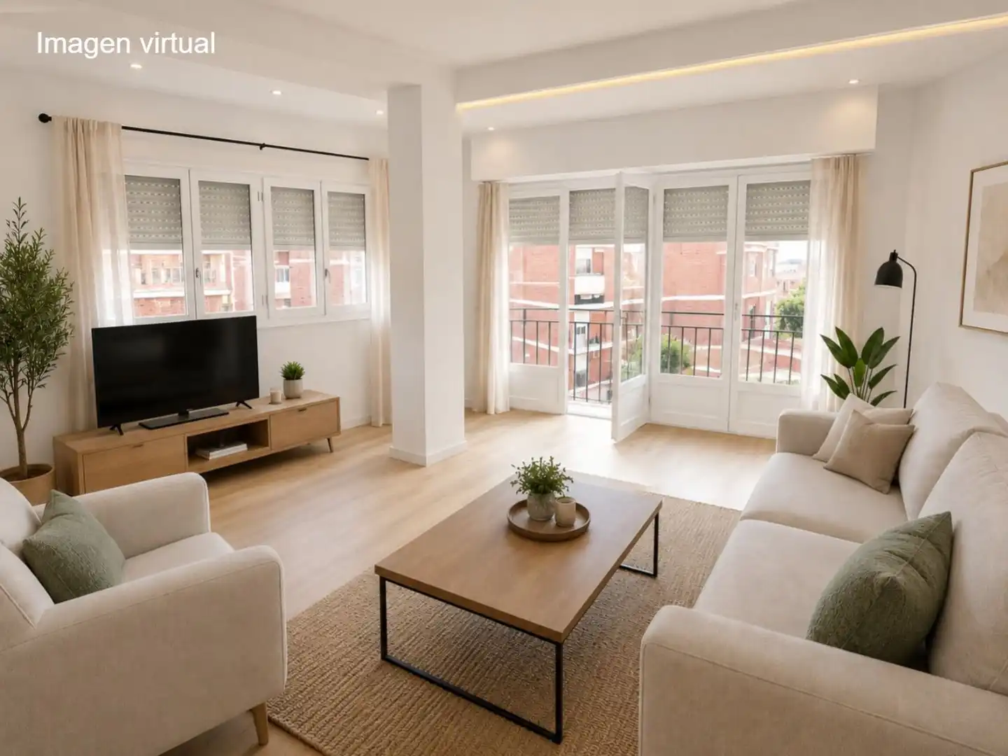 Sala de estar de Piso en venta en Crevillent con Balcón