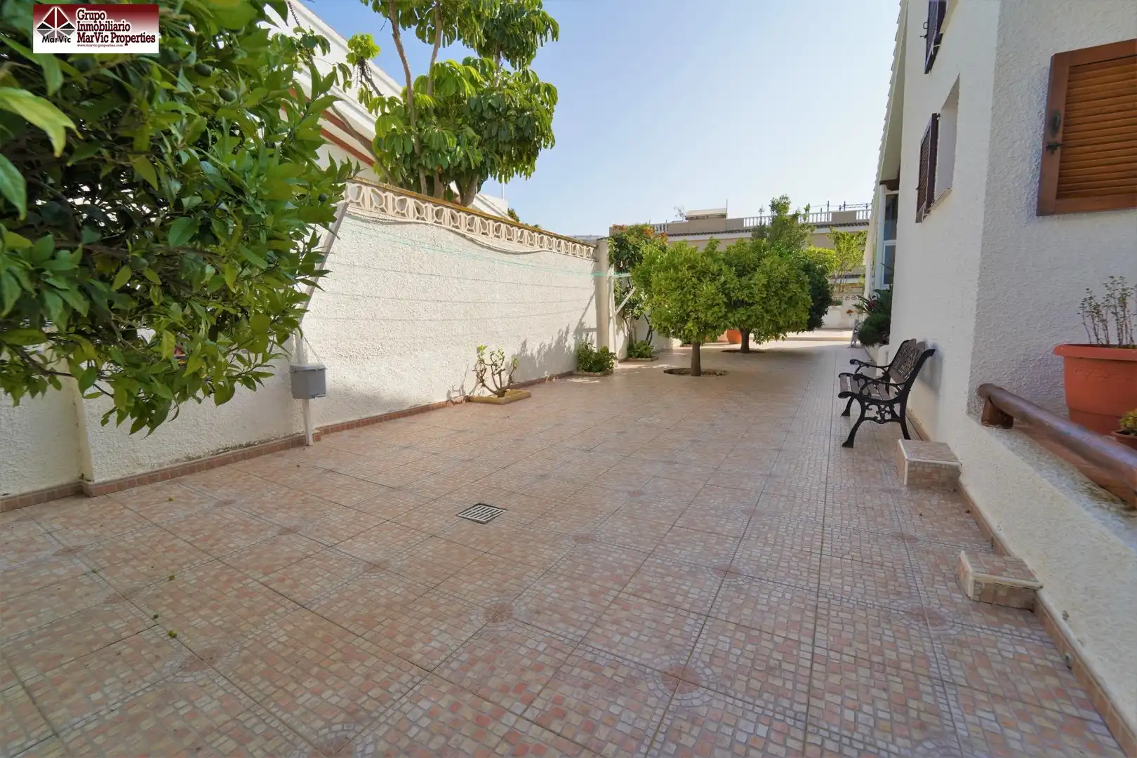 Jardín de Casa o chalet en venta en Benidorm con Calefacción, Jardín privado y Terraza