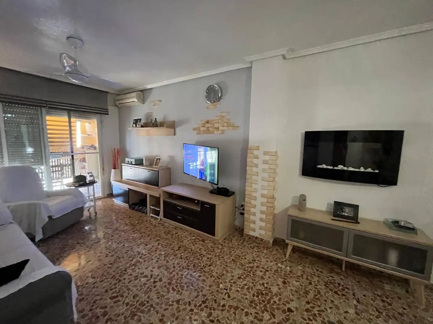 Sala de estar de Piso en venta en Elche / Elx con Aire acondicionado y Balcón