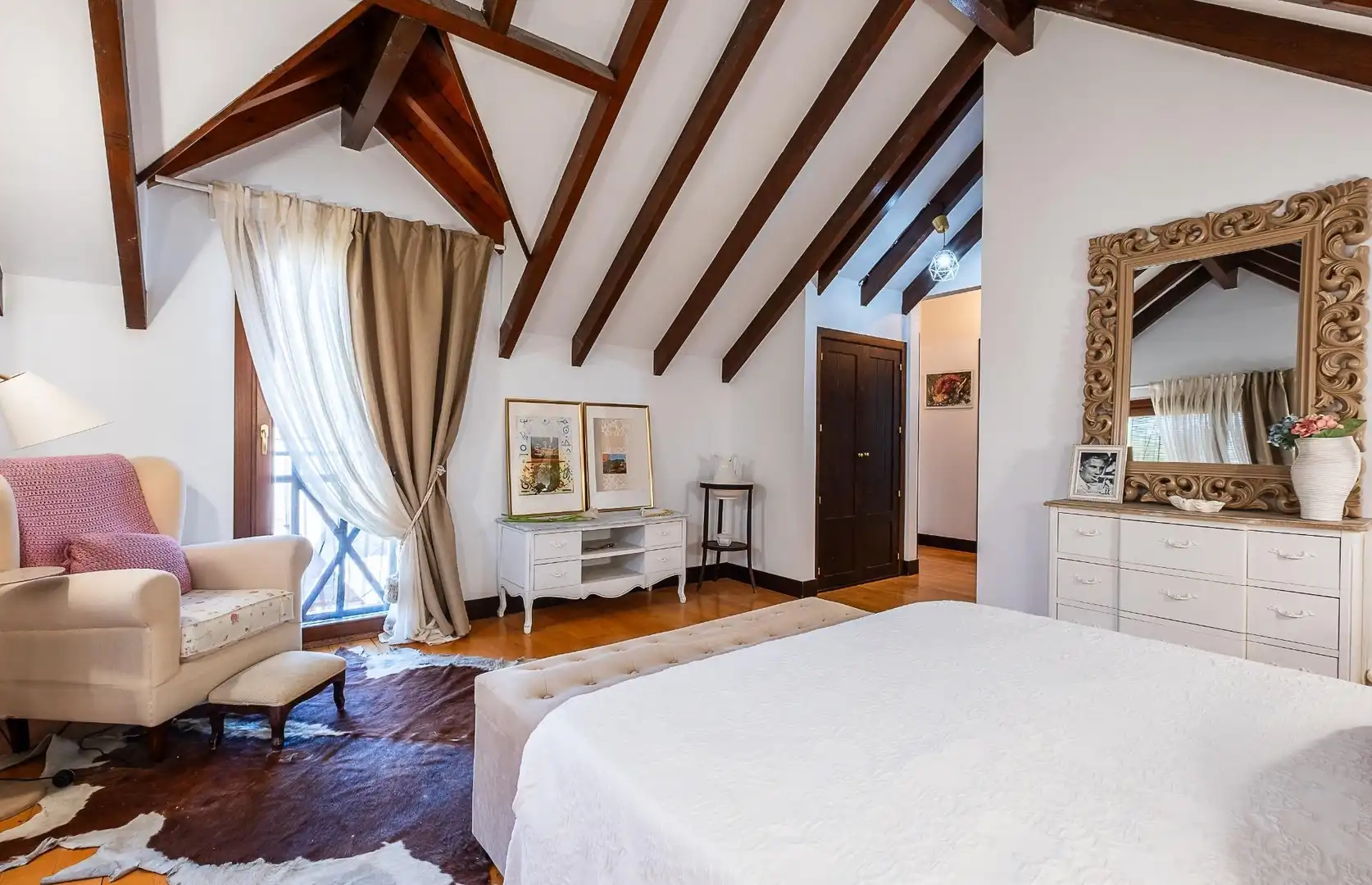 Dormitori de Casa o xalet en venda en Guadarrama amb Aire condicionat, Calefacció i Jardí privat