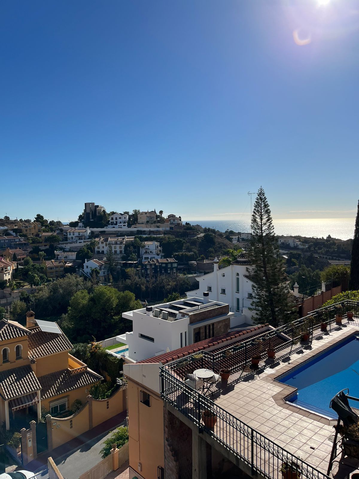 Vista exterior de Casa o xalet en venda en Málaga Capital amb Jardí privat, Terrassa i Traster