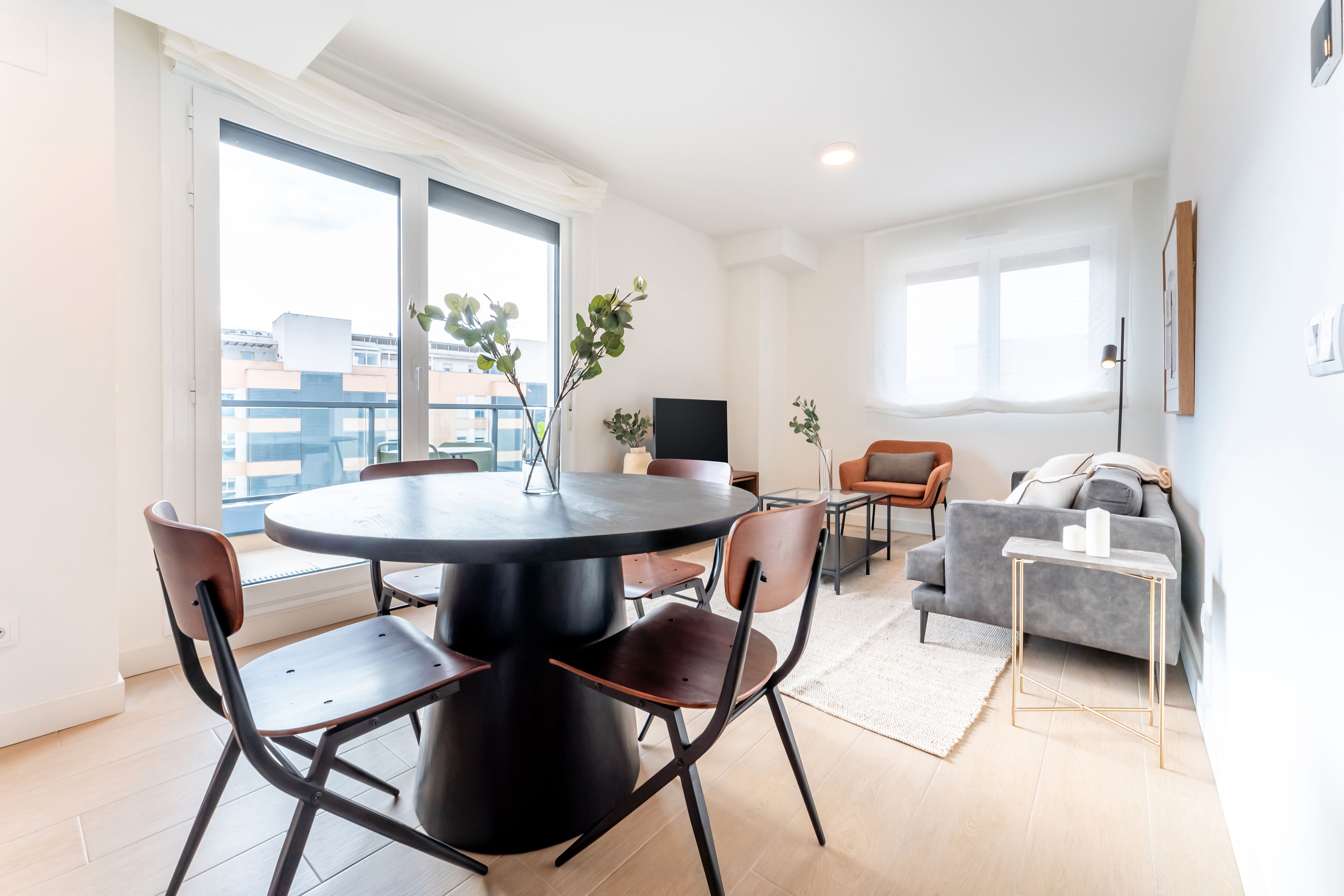 Living room of Flat to rent in Alcalá de Henares  with Terrace, Storage room and Furnished