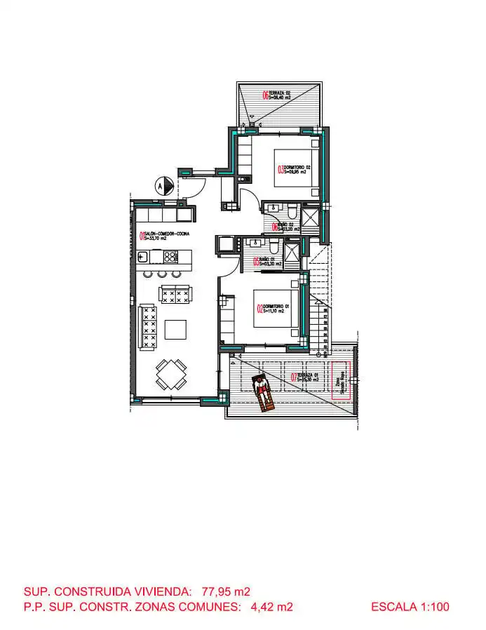 Apartament amb terrassa en venda a Nueva Torrevieja - Aguas Nuevas, imagen 16
