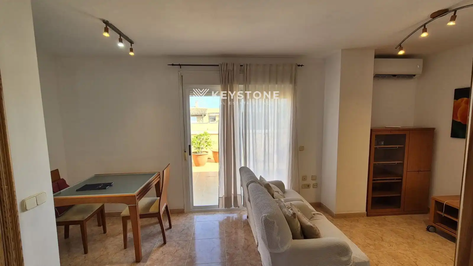 Sala de estar de Ático de alquiler en  Palma de Mallorca con Aire acondicionado, Terraza y Amueblado